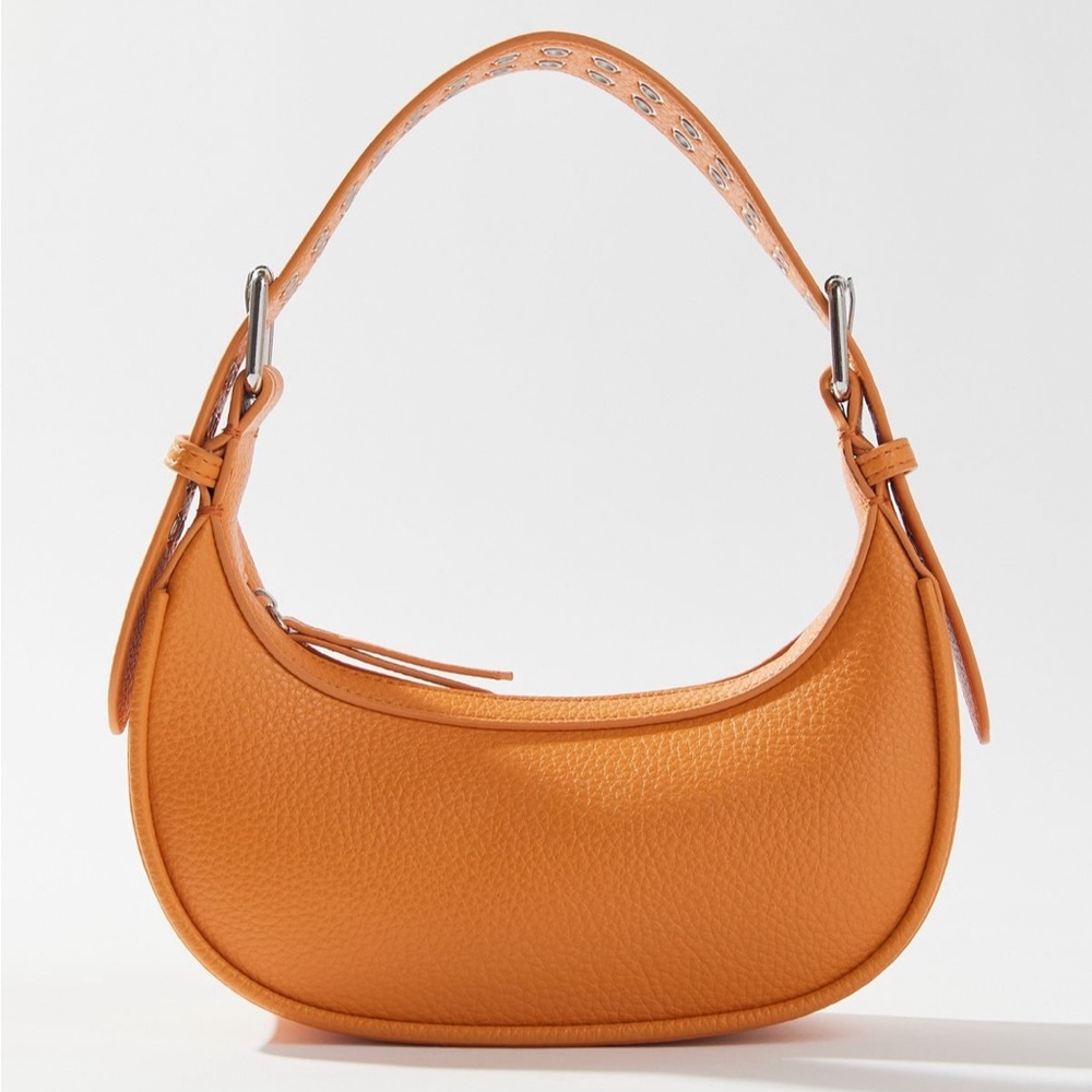 Faux Leather Lucy Croissant Bag